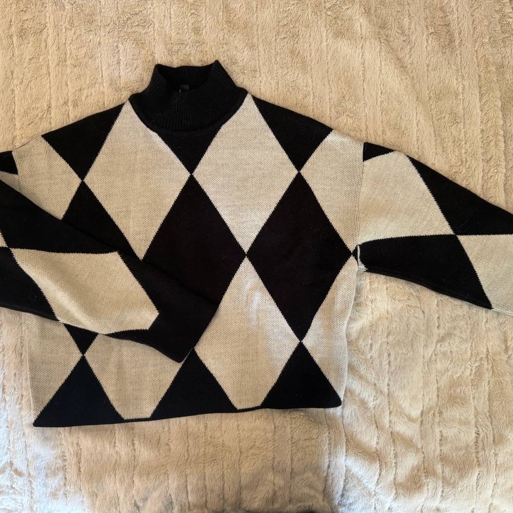 Black and White Sweater